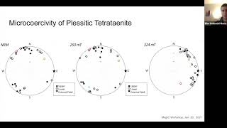 Plessite recording magnetic fields on planetesimals  Elias Mansbach  2021 MagIC Workshop 12021 [upl. by Haelat]