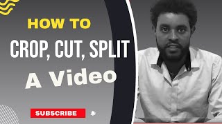 How to edit Video Cut Split Crop graphicdesign videoediting [upl. by Lenzi]