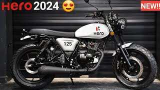 hero new upcoming 125cc retro bike💥hero new launch bike 2024hero upcoming 125cc bikenew bike 2024 [upl. by Hamlani177]