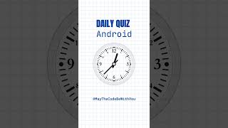 Daily quiz  Android quiz android apk [upl. by Lemrahs16]