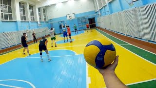 Volleyball First Person  Setter  Highlights  POV [upl. by Nalek]