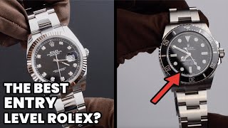 Best Entry Level Rolex Watches  Rolex Datejust 41 VS Rolex Submariner [upl. by Nnalatsyrc382]