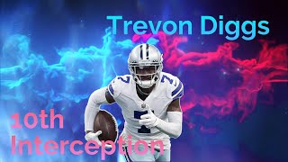 Dallas Cowboys Trevon Diggs 10 Interceptions this season  NFL 2021 [upl. by Brianne]