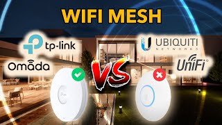 Ubiquiti Unify o TPLink Omada el mejor WiFi mesh [upl. by Burkhart]