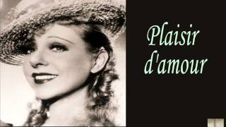 Yvonne Printemps  Plaisir DAmour [upl. by Ardehs]