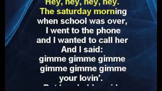 Karaoke klip Gimme gimme gimme gimme gimme your love  The Teens [upl. by Tymothy]