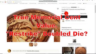 Restrike Doubled Dies The True Value Of Lincoln Memorial Cents [upl. by Aderb]