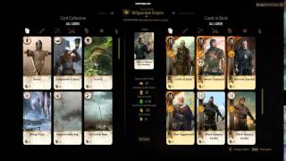 Witcher 3 Best Gwent Deck Nilfgaard My Version [upl. by Alwitt]