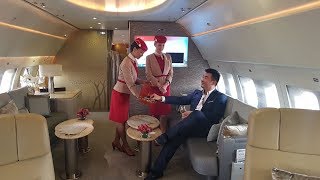 Inside the Emirates Private Executive Jet A319ACJ [upl. by Havelock]