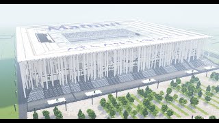 Stade Matmut Atlantique  BTE France  Minecraft [upl. by Ennybor]