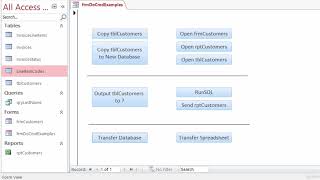 Access VBA Transfer Data from Access to Excel with DoCmd TransferSpreadsheet microsoftaccess [upl. by Eramal810]