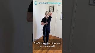 Massage Brisbane  Elbow Pain solutions tricep stretch [upl. by Nibuz]