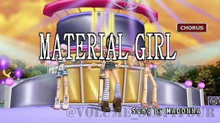 Madonna  Material Girl KaraokeLyricsInstrumental [upl. by Yartnoed]