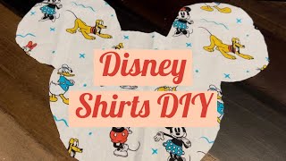 Disney Shirts DIY  How we make our Disney shirts [upl. by Molly251]