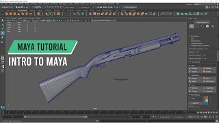 Autodesk Maya Tutorial for Beginners  1 User Interface [upl. by Oilejor]