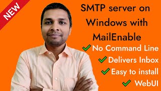 Build SMTP server on Windows server with MailEnable for Inbox Delivery  No Command Line [upl. by Nyleikcaj]