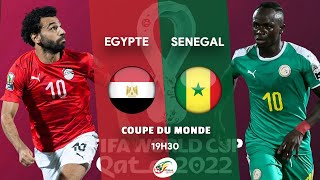 EGYPTE  SENEGAL LIVE  LA REVANCHE POUR SALAH   BARRAGES COUPE DU MONDE  CDM 2022 [upl. by Nagar355]