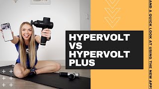 HYPERVOLT VS HYPERVOLT PLUS WITH BLUETOOTH and THE NEW HYPERICE APP [upl. by Horter608]