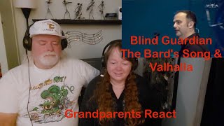 Blind Guardian  The Bards Song amp Valhalla Grandparents from Tennessee USA react  first time [upl. by Barcroft]