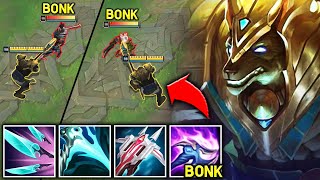 FULL CRIT NASUS BONKS YOUR ENTIRE HEALTH BAR 900 STACKS CRIT FOR 4K [upl. by Threlkeld]