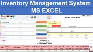 Inventory Management System  Stock Inventory  Warehouse Management  Stock Summary [upl. by Maillw]