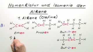 Nomenklatur und Isomerie der Alkene  Chemie  Organische Chemie [upl. by Spearman]