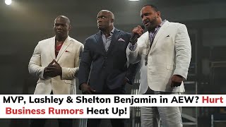 MVP Lashley amp Shelton Benjamin in AEW Hurt Business Rumors Heat Up [upl. by Sitarski]