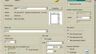 AutoCAD Tutorial about Layout Tabs and plotting from myCADsitecom [upl. by Waverly]