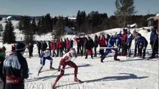 Herrer stafett  Jr NM Nordisk 2013 Lillehammer [upl. by Sander]