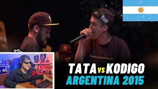 KODIGO VS TATA  NACIONAL ARGENTINA 2015 [upl. by Isewk462]