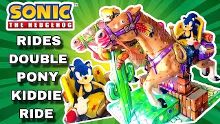 Sonic The Hedgehog Rides Double Pony Coin Operated Kiddie Ride [upl. by Cleave24]