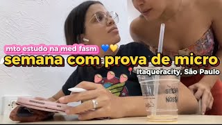 🧠estudei 14 horas e tirei 8 em microbiologia  medicina FASM [upl. by Eenaffit145]