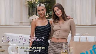 Kim Kardashian amp Hailey Bieber play Truth or Shot amp make ice cream sundaes  WHO’S IN MY BATHROOM [upl. by Erida]