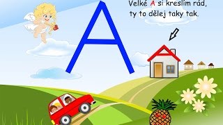 Abeceda  ve verších  učíme se abecedu  písmena ABC  pro děti  česky  1část [upl. by Hanahs636]