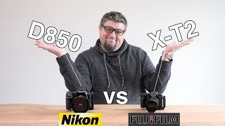 Nikon D850 vs Fuji XT2  Which One Is Better [upl. by Gentilis]