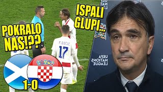 🔴DALIĆ IZJAVA NAKON ŠOKANTNOG PORAZA ŠKOTSKA 10 HRVATSKA [upl. by Ydnerb]