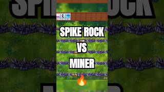 OBSIDIAN SPIKEROCK VS MINER 🔥pvzfusion pvz plantsvszombies [upl. by Nataline]