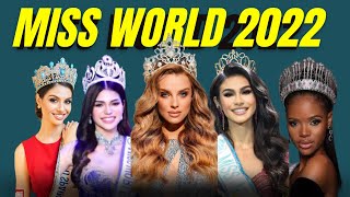 MISS WORLD 2022  TOP 20 STRONGESTS ALPHABETICAL ORDER [upl. by Aronel]