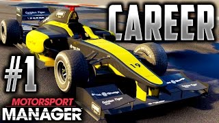 Motorsport Manager PC FULL GAME Career Gameplay Part 1  ROAD TO F1 BEGINS [upl. by Liv953]