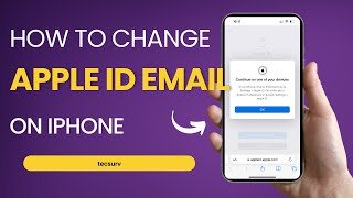 How To Change Apple ID Email on iPhone [upl. by Veejar]