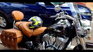 Testing my new vlogging set up as I ride my 2021 Indian Chief Vintage [upl. by Harri]