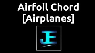 Explained Airfoil Chord Airplanes [upl. by Marashio134]