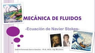 Deducción Ecuación NavierStokes  Clase Mecánica de Fluidos [upl. by Ah]