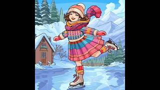 Winter Wonderland Skating colortheworldc6w shorts youtubeshorts ytshorts staking [upl. by Araas818]