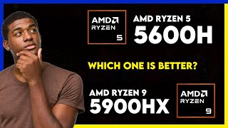 AMD Ryzen 5 5600H vs AMD Ryzen 9 5900HX Comparison [upl. by Karole]