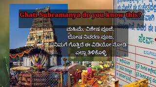 Ghati Subramanya history sarpa dosha pooja bangaloretemple travelvlog vlogsinkannada [upl. by Auqinet]