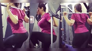 Mandy Takhar Workout At Gym [upl. by Annaet]