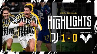 HIGHLIGHTS JUVENTUS 10 HELLAS VERONA  CAMBIASO LAST MINUTE DRAMA [upl. by Harris]