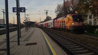 1016 048 verlässt Wien Heiligenstadt mit Makro [upl. by Goldsmith816]