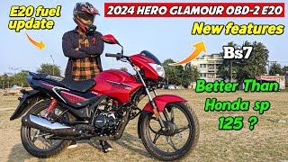 2024 All New Hero Glamour Detailed Ride Review  Better than Honda SP 125 [upl. by Oesile914]